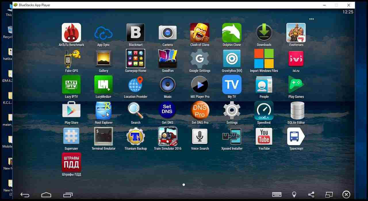 application android sur windows